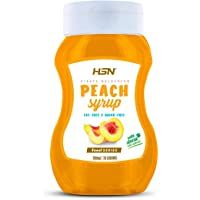 Sirope de Melocotón de HSN - Sin Grasa- Sin Azúcar- Edulcorado con Estevia- Apto Vegetarianos - 350ml